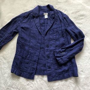 Vintage J. Crew Linen Button down shirt jacket